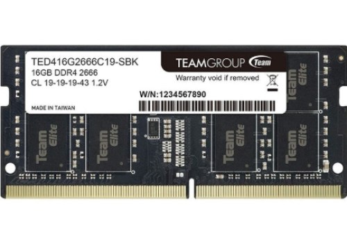 Memória RAM SODimm Team Group 8GB DDR4 2666MHz CL19 1.2V